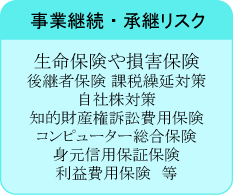 事業継続・承継リスク